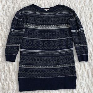 Gap Navy Christmas sweater